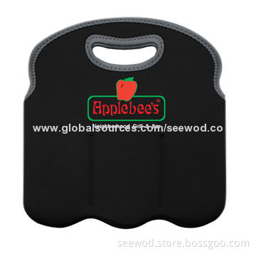 Six Bottle Beer Tote, Made of Neoprene